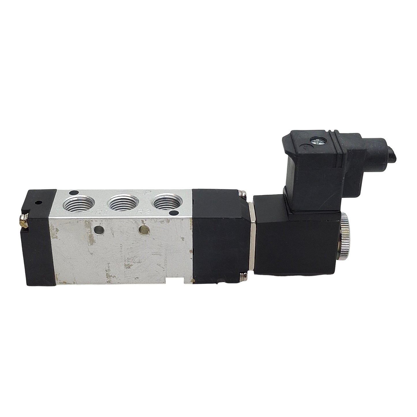 Used ARO Fluid M812SS-012-D-G Solenoid Valve, 2-Position, 1/8in NPTF, 24VDC Coil