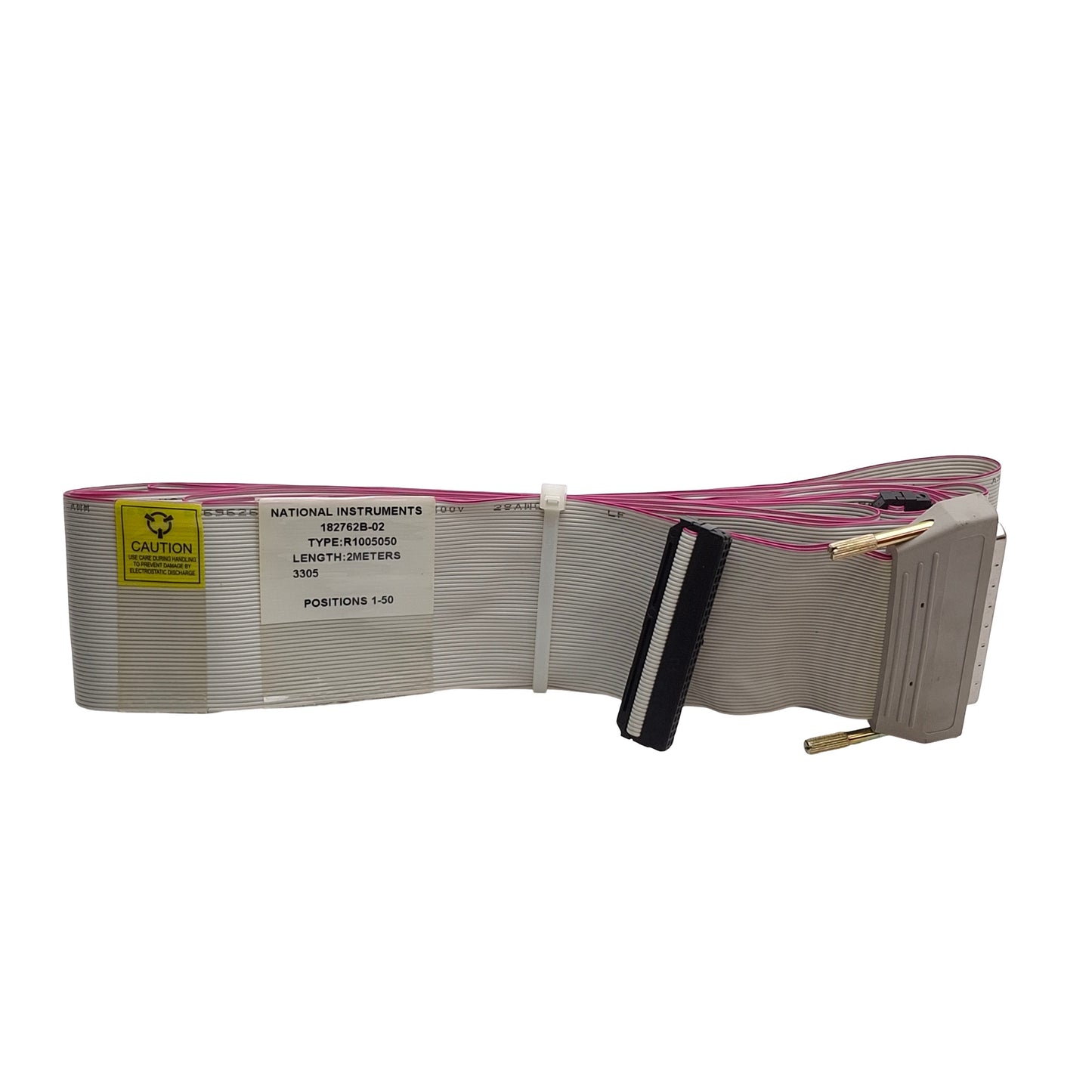 Used National Instruments NI 182762B-02 Y-Shaped Ribbon Cable, 100 to 2x 50-pin, 2m L