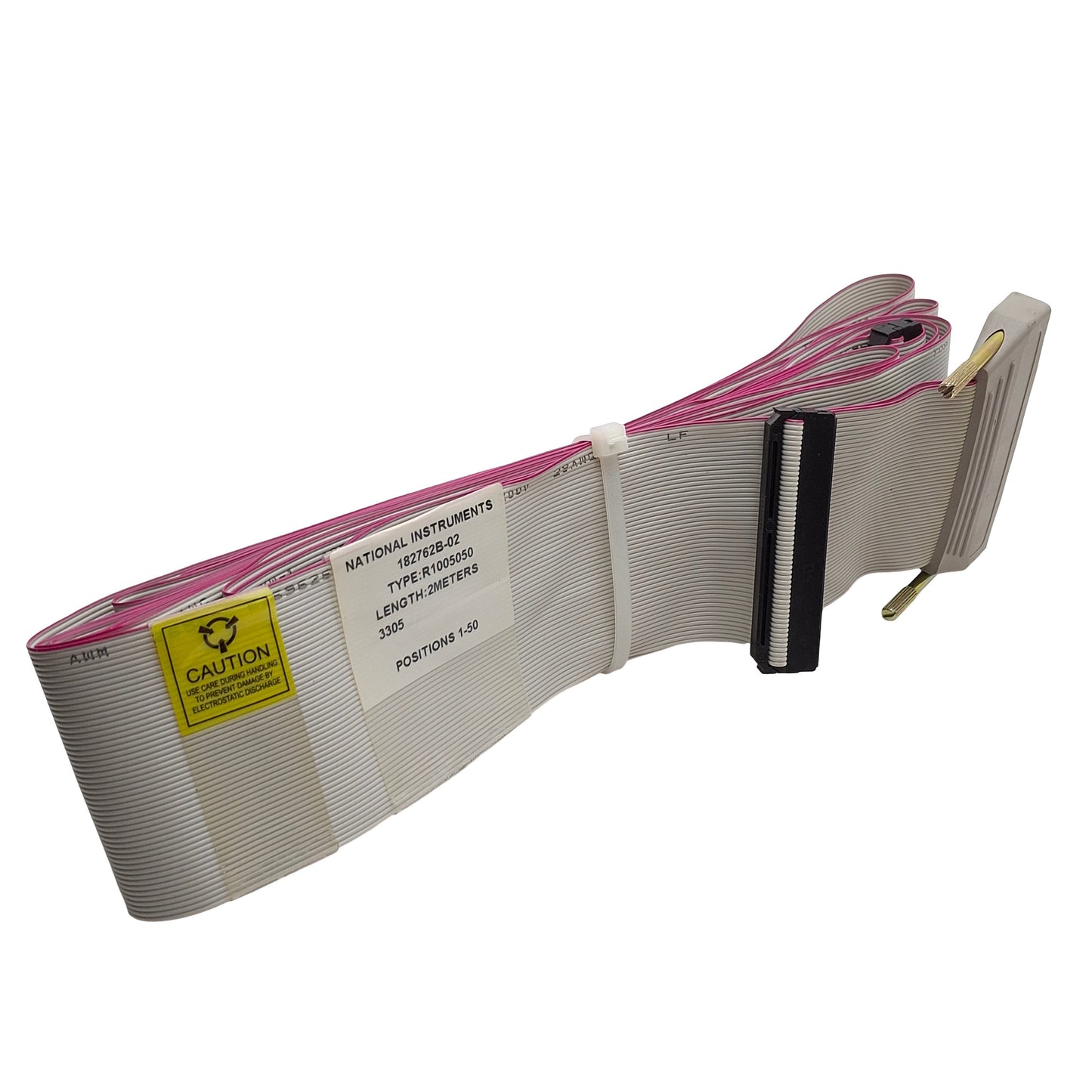 Used National Instruments NI 182762B-02 Y-Shaped Ribbon Cable, 100 to 2x 50-pin, 2m L