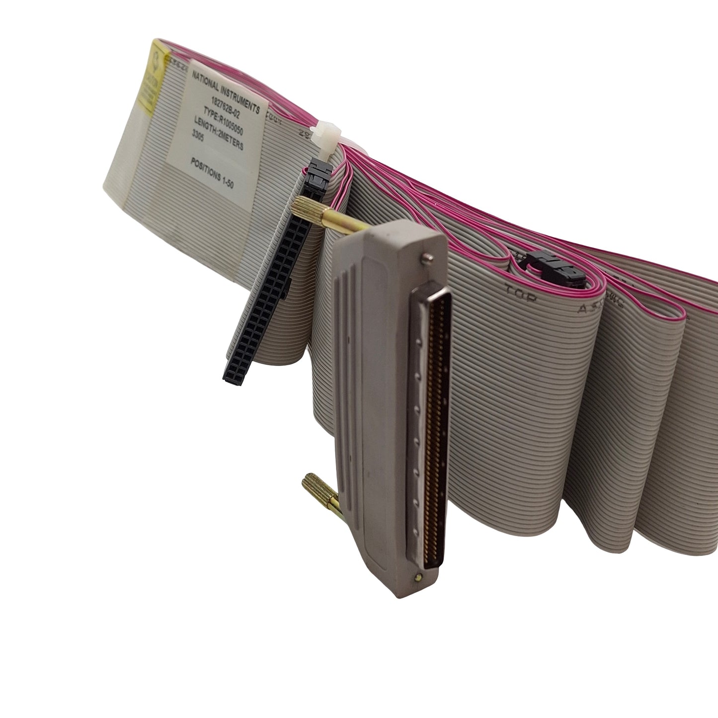 Used National Instruments NI 182762B-02 Y-Shaped Ribbon Cable, 100 to 2x 50-pin, 2m L