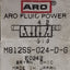 Used ARO Fluid M812SS-024-D-G Solenoid Valve, 2-Position, 1/8in NPTF, 24VDC Coil