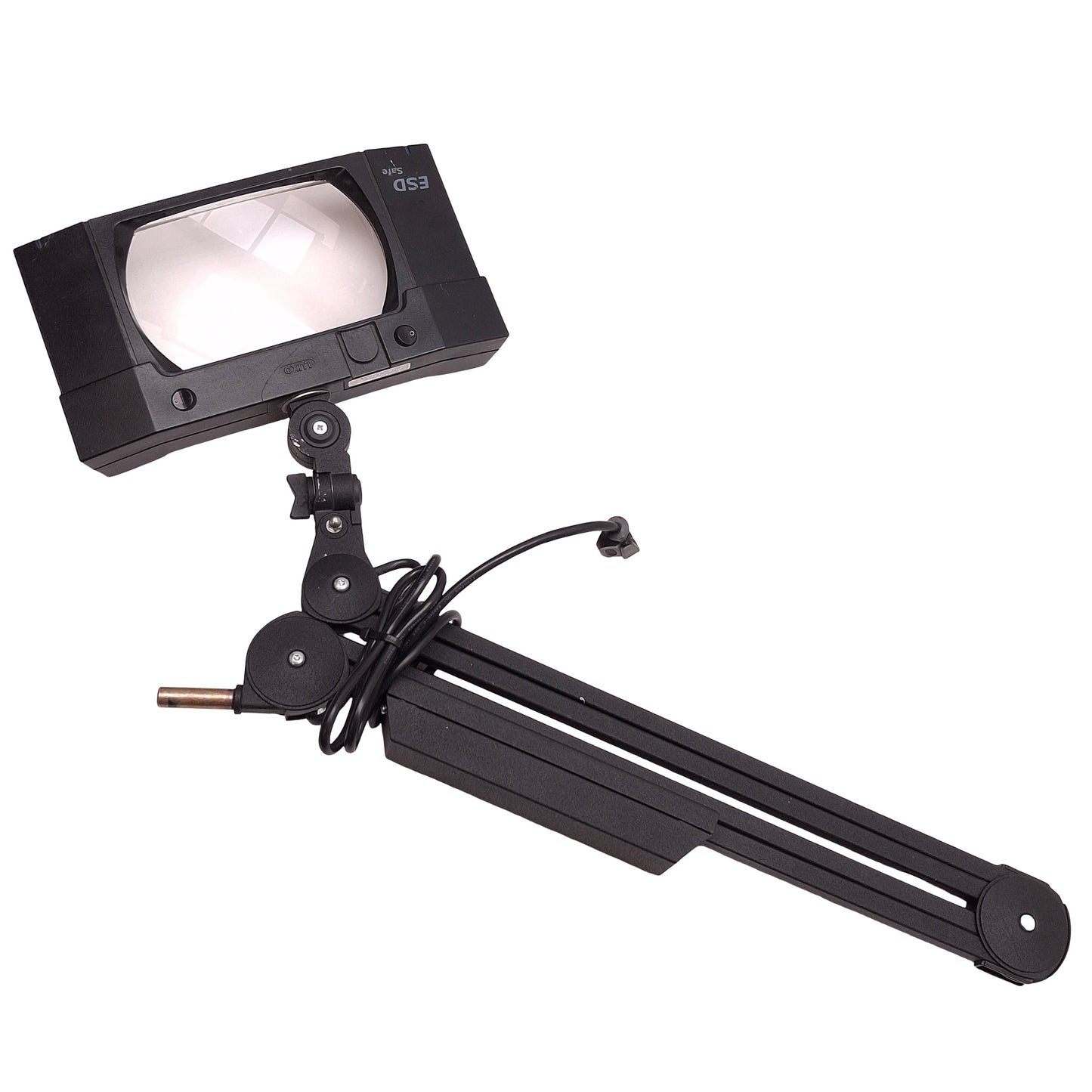 Used Luxo Wave 2x13W ESD Fluorescent Magnifier Loupe, 3.5Diopter, 120VAC, *NO CLAMP*