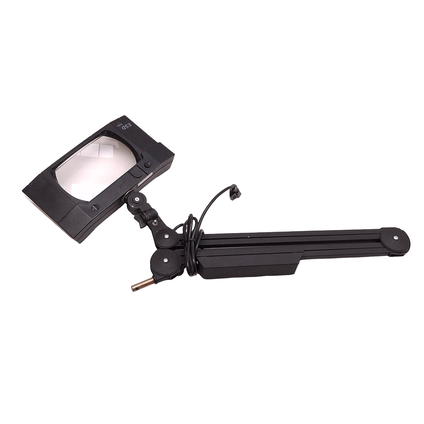 Used Luxo Wave 2x13W ESD Fluorescent Magnifier Loupe, 3.5Diopter, 120VAC, *NO CLAMP*