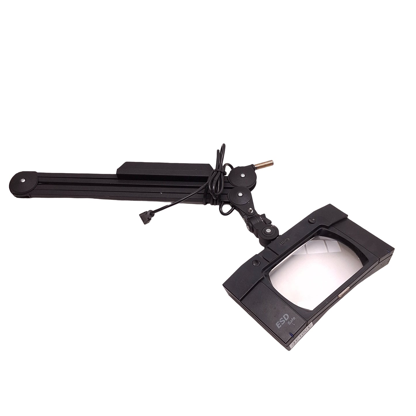 Used Luxo Wave 2x13W ESD Fluorescent Magnifier Loupe, 3.5Diopter, 120VAC, *NO CLAMP*