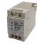 Used Omron S82K-01524 Power Supply, 100-240VAC In, 0.6A 24VDC Out, DIN Rail