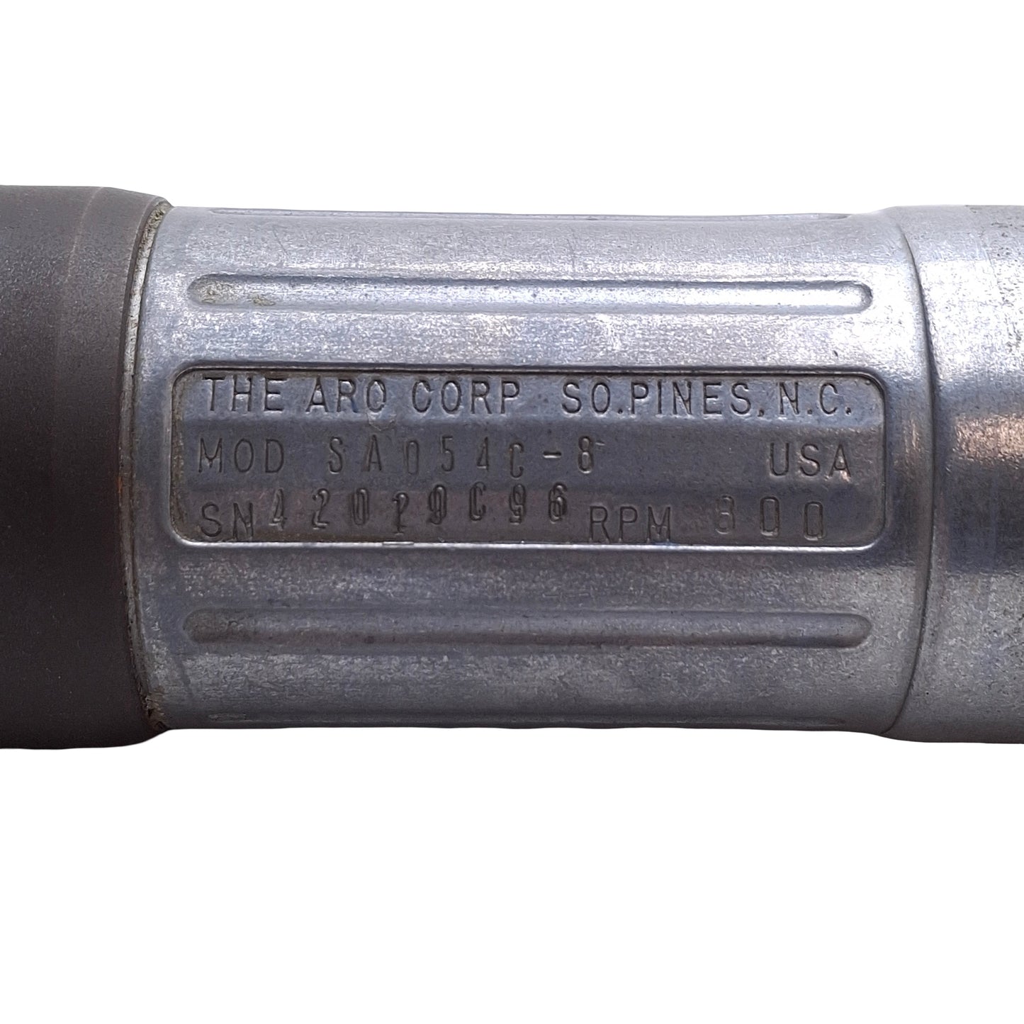 Used Aro Fluid Power SA054C-8 Pneumatic Screwdriver Reversible, 800 RPM, Green Spring