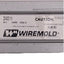 Used Wiremold UL401BC Power Strip 8-Outlets, 48" Length, 15A 120VAC 60Hz, 6' Cord