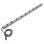 Used Wiremold UL401BC Power Strip 8-Outlets, 48" Length, 15A 120VAC 60Hz, 6' Cord