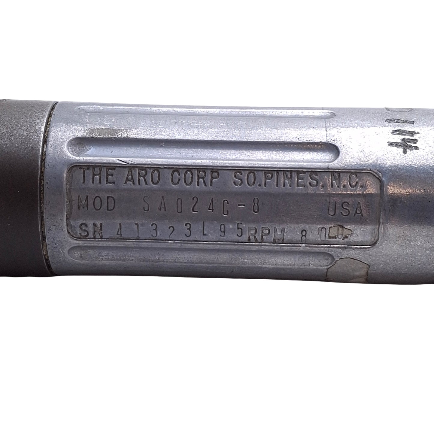 Used Aro Fluid Power SA024C-8 Pneumatic Screwdriver, 800 RPM, 1/4in NPT, 1/4in Hex