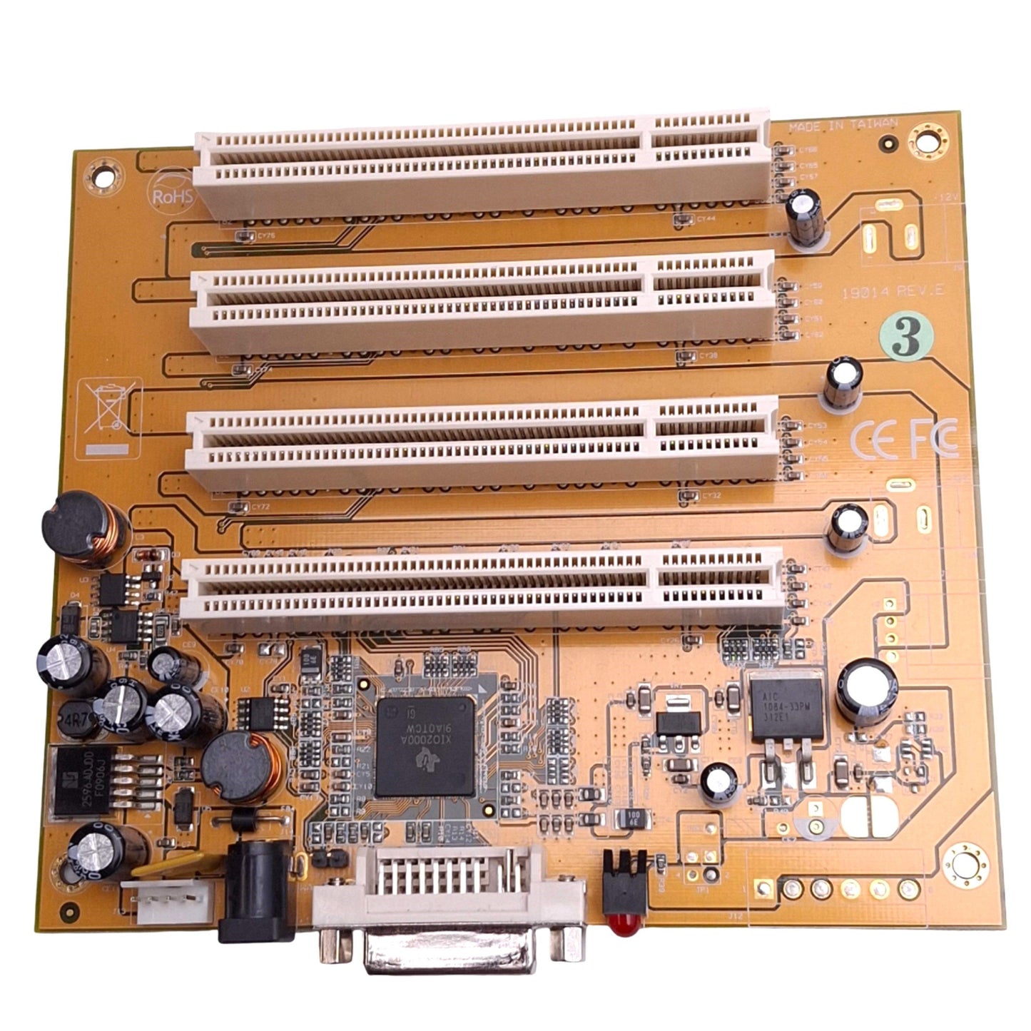 Used StarTech 19014 Rev E Expansion Board for PCI-E to PCI Enclosure, 4-Slot