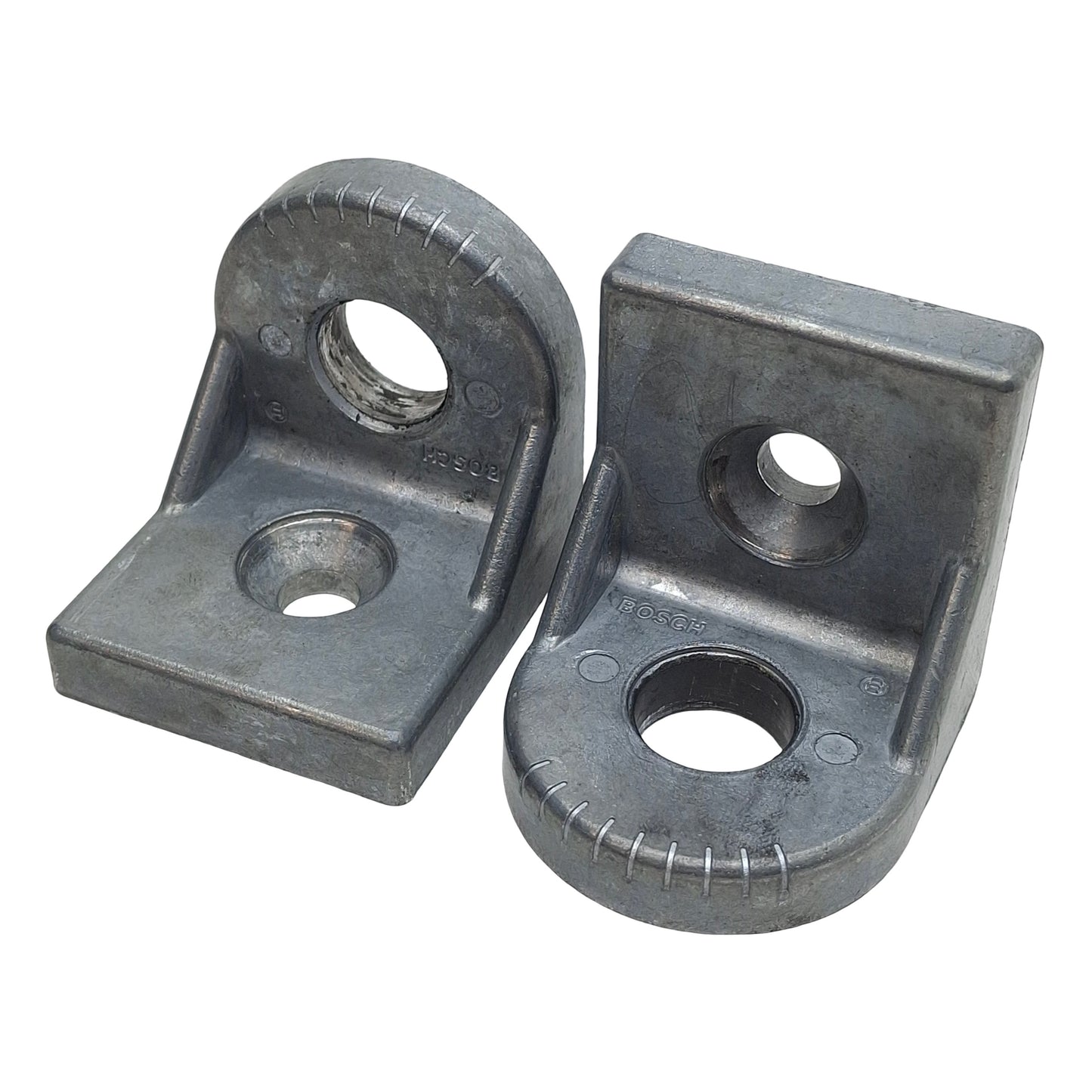 Used Lot of 2 Bosch Rexroth 3842504760 Angle Piece Mounting Bracket, R40x43
