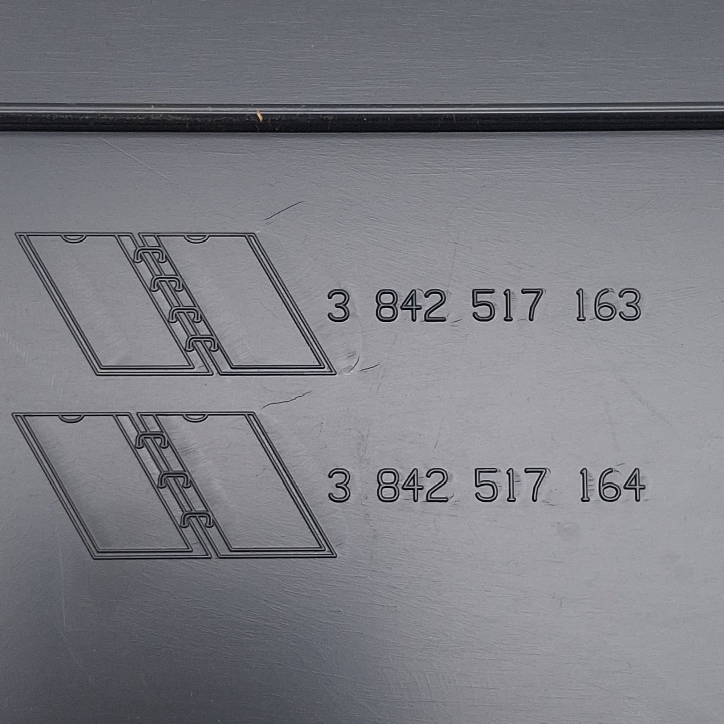 Used Bosch Rexroth 3842517164 Information Board 2XA4, 2-Side, 3-Ring, Letter Format