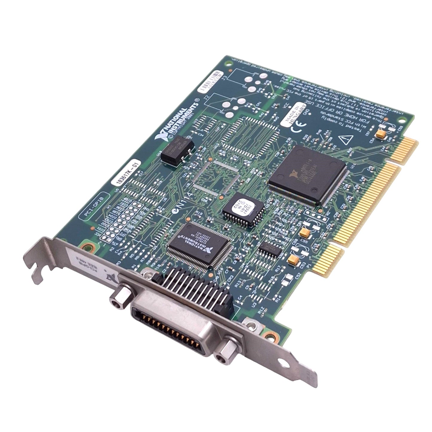 Used National Instruments PCI-GPIB 183617K-01 Interface Card, IEEE 488, PCI