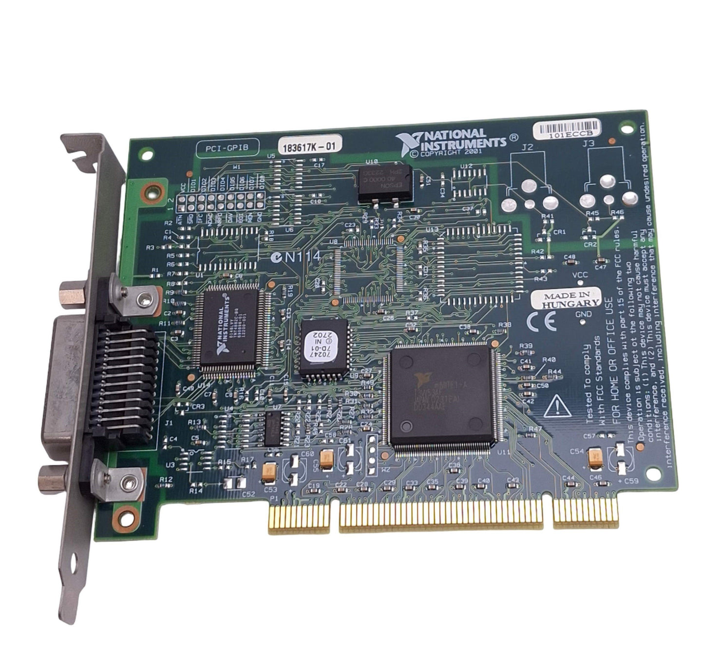 Used National Instruments PCI-GPIB 183617K-01 Interface Card, IEEE 488, PCI