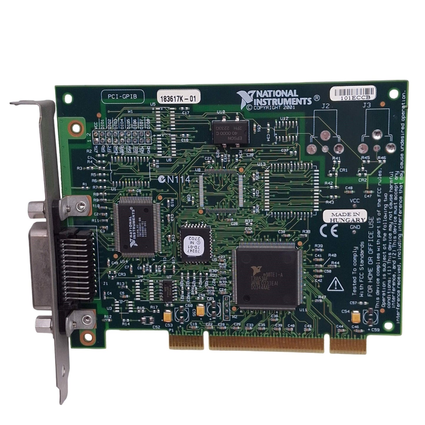 Used National Instruments PCI-GPIB 183617K-01 Interface Card, IEEE 488, PCI