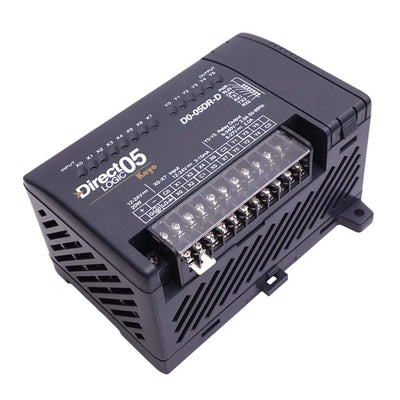 Used AutomationDirect D0-05DR-D Koyo DirectLOGIC 05 Controller, 8-In 6-Out, 12-24VDC