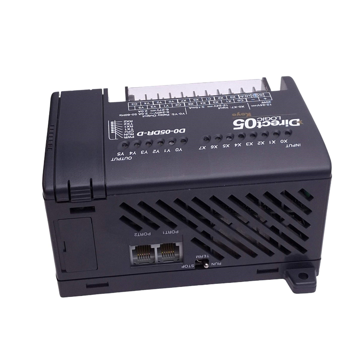Used AutomationDirect D0-05DR-D Koyo DirectLOGIC 05 Controller, 8-In 6-Out, 12-24VDC