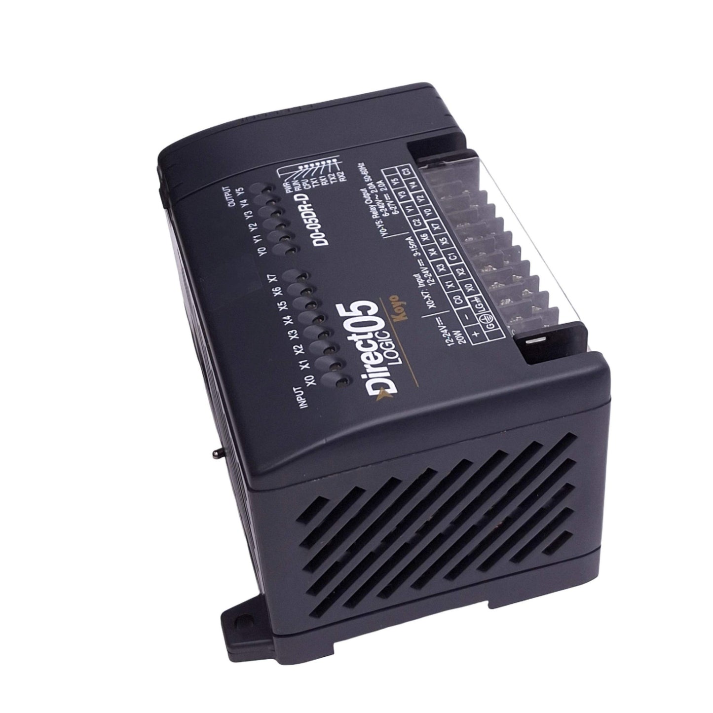 Used AutomationDirect D0-05DR-D Koyo DirectLOGIC 05 Controller, 8-In 6-Out, 12-24VDC