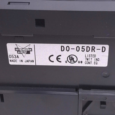 Used AutomationDirect D0-05DR-D Koyo DirectLOGIC 05 Controller, 8-In 6-Out, 12-24VDC