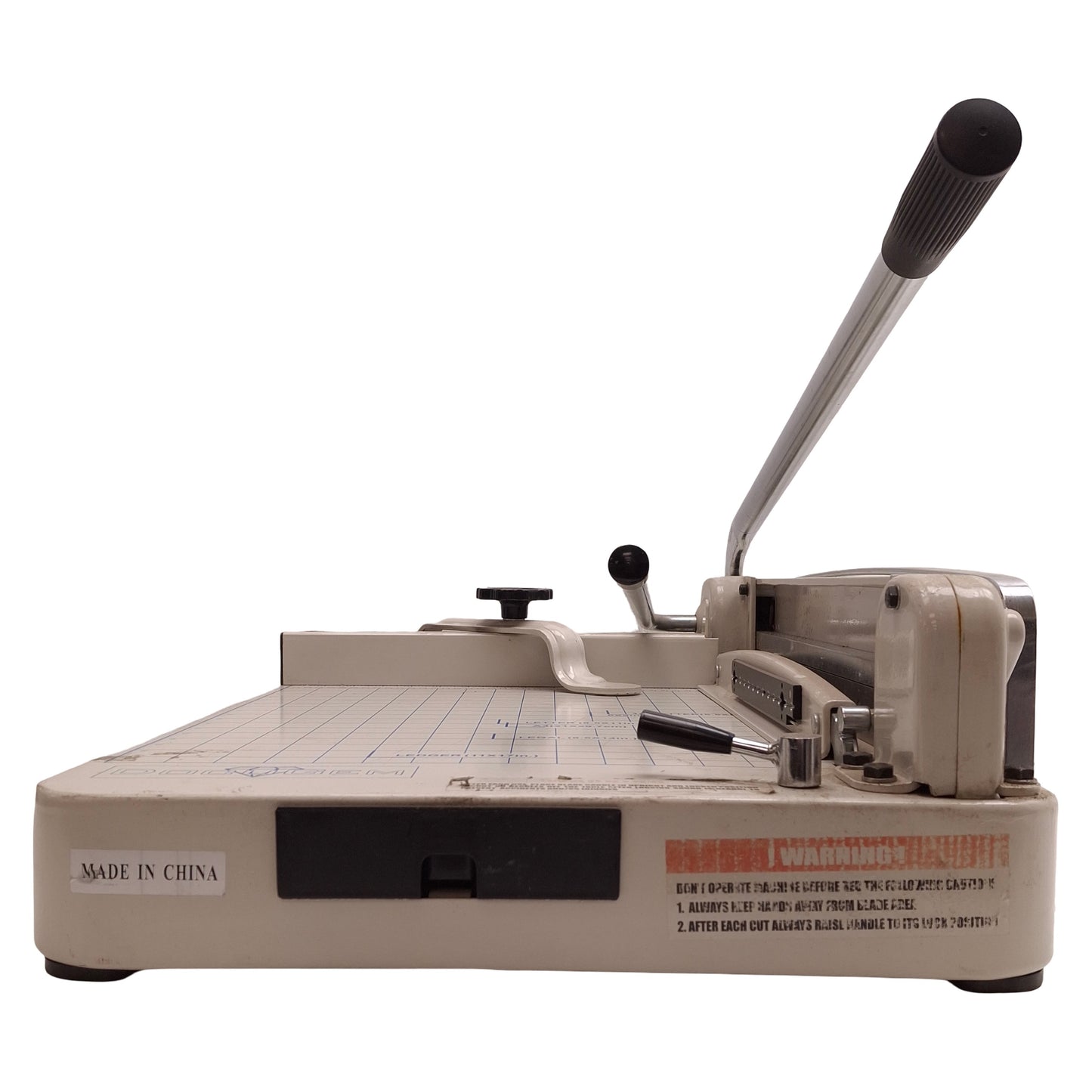 Used DocuGem Model 868 Paper Cutter 17" Length, 26.75x19x3.5" Base, 17.75x16" Grid
