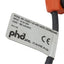 Used PHD 53606-1-02 53626 Proximity Switch, PNP, 6-24VDC, 100mA, 3-Pin M8 Male