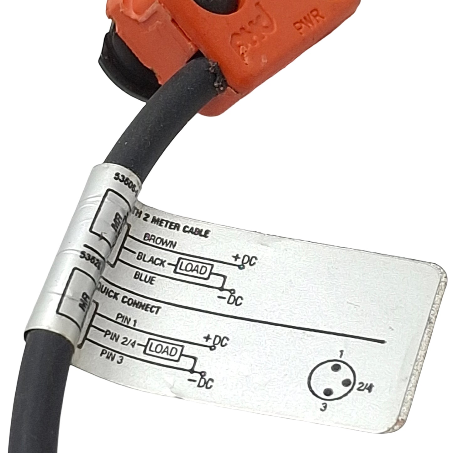 Used PHD 53606-1-02 53626 Proximity Switch, PNP, 6-24VDC, 100mA, 3-Pin M8 Male