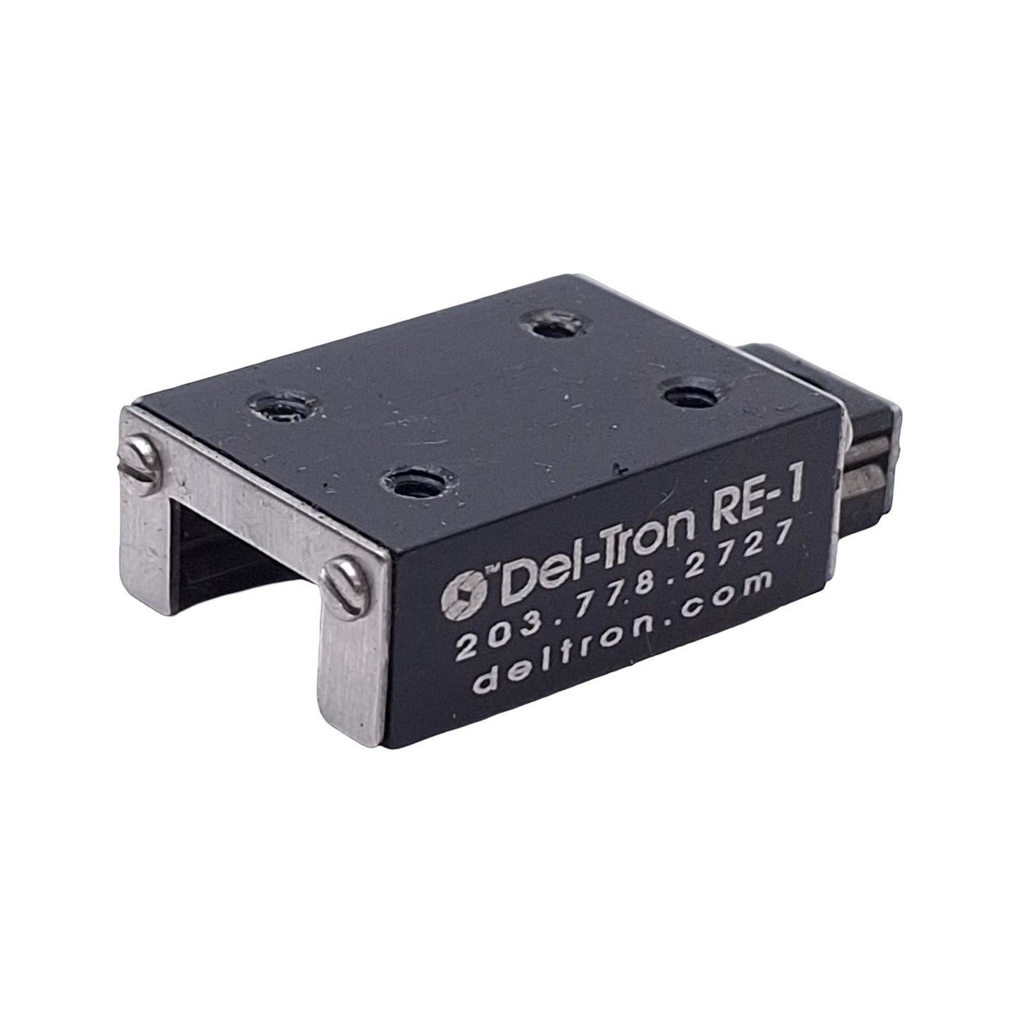 Used Del-Tron RE-1 Crossed Roller Linear Slide, Travel: 0.5", 1.06" x 0.75" x 0.41"