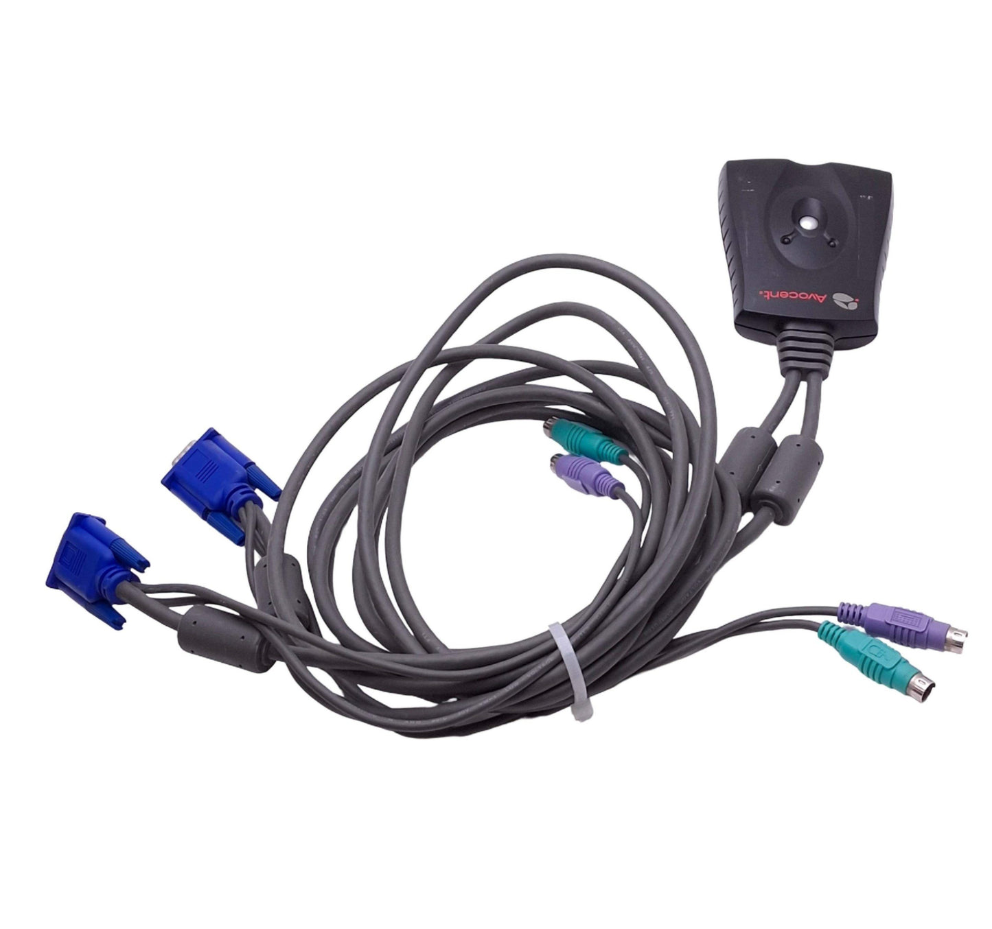 Used Avocent 520-353-001 SVM200 Switchview KVM Switch Cable, Dual-Switch VGA PS/2