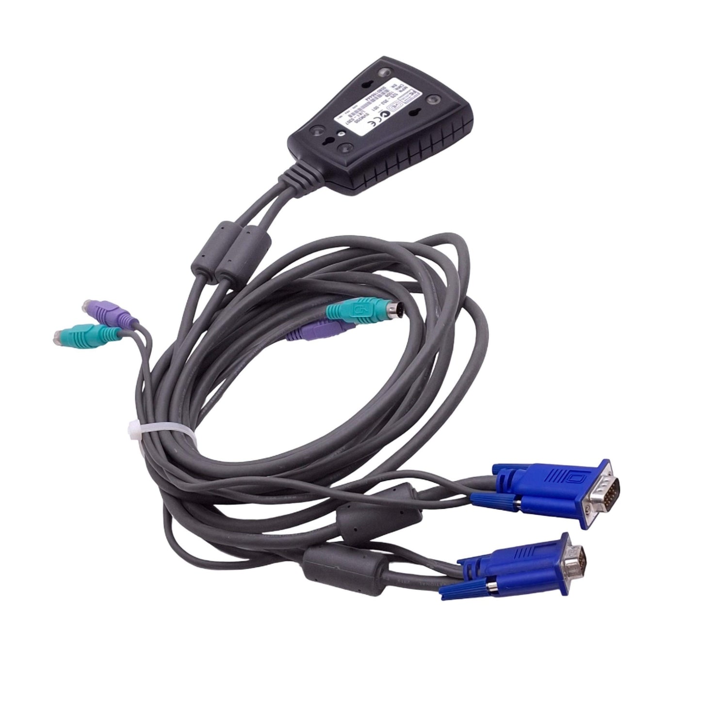 Used Avocent 520-353-001 SVM200 Switchview KVM Switch Cable, Dual-Switch VGA PS/2
