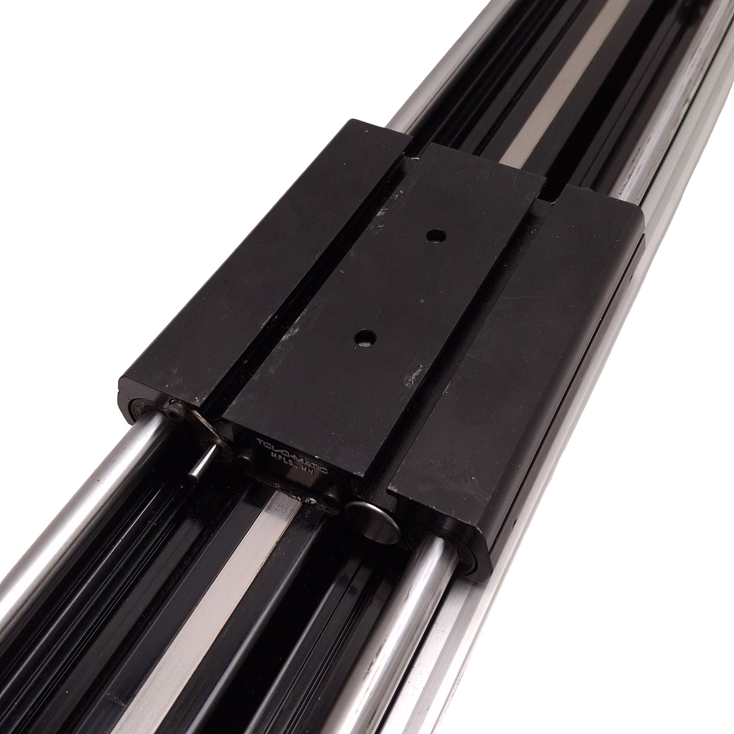 Used Tolomatic LS10SK20SH2 Linear Slide Rodless Cylinder, 20in Stroke, 1/8in NPT
