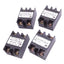 Used Lot of 4 IDEC RABN-220ZL Solid State Relays, SPST-NO, 5-30VDC In, 200VAC 20A Max