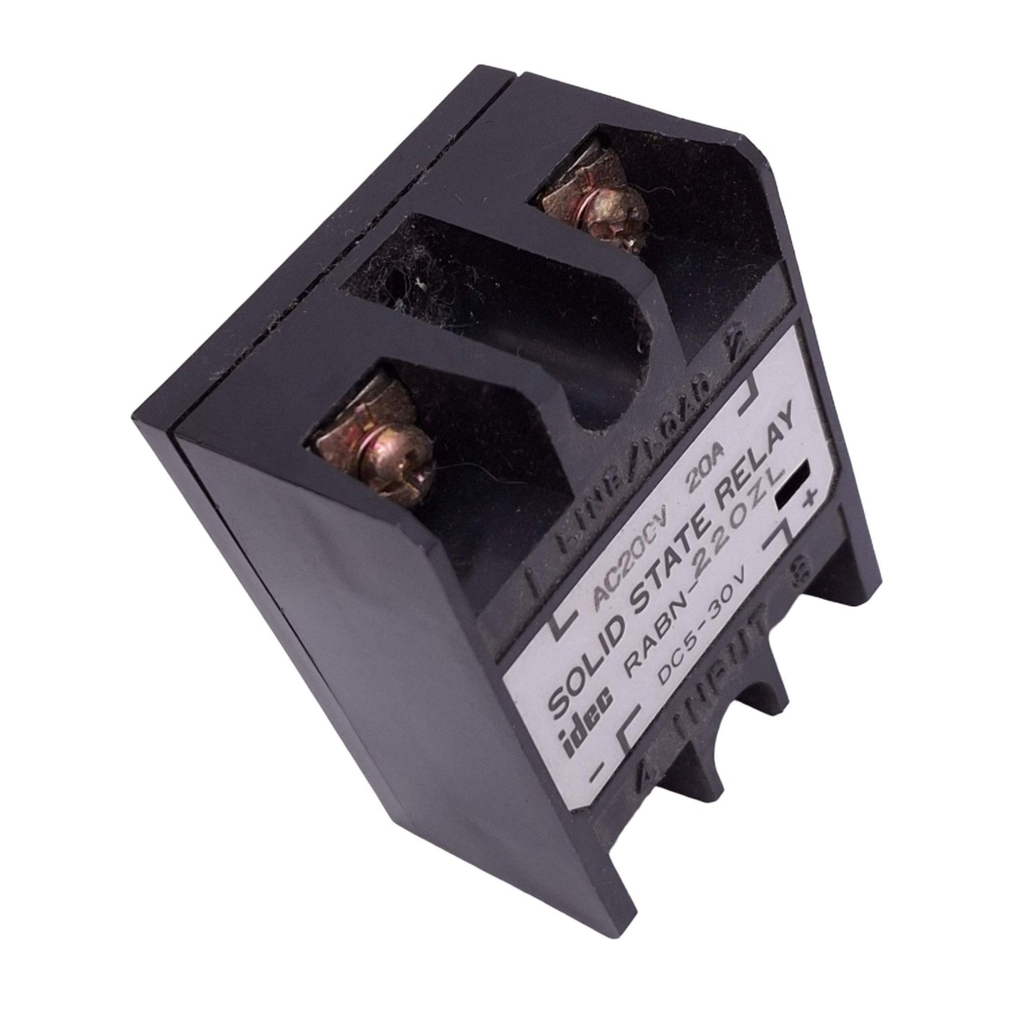 Used Lot of 4 IDEC RABN-220ZL Solid State Relays, SPST-NO, 5-30VDC In, 200VAC 20A Max