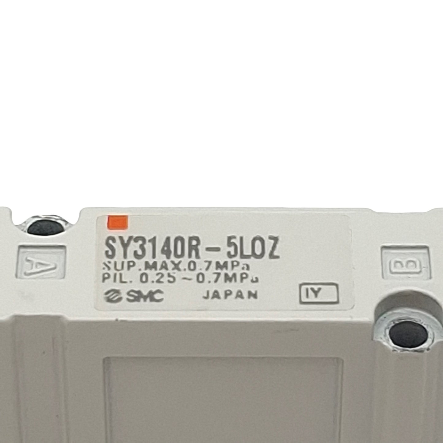 Used SMC SY3140R-5LOZ Solenoid Valve, 2-Pos 5-Port, 0.7MPa Max, 24VDC Coil