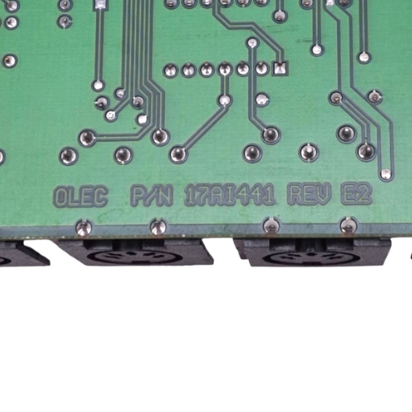 Used Olec 17AI441 REV E2 Remote System Board, 4-Channel 5-Pin DIN Ports, RJ12