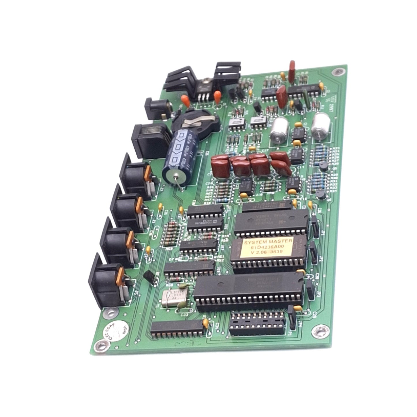 Used Olec 17AI441 REV E2 Remote System Board, 4-Channel 5-Pin DIN Ports, RJ12