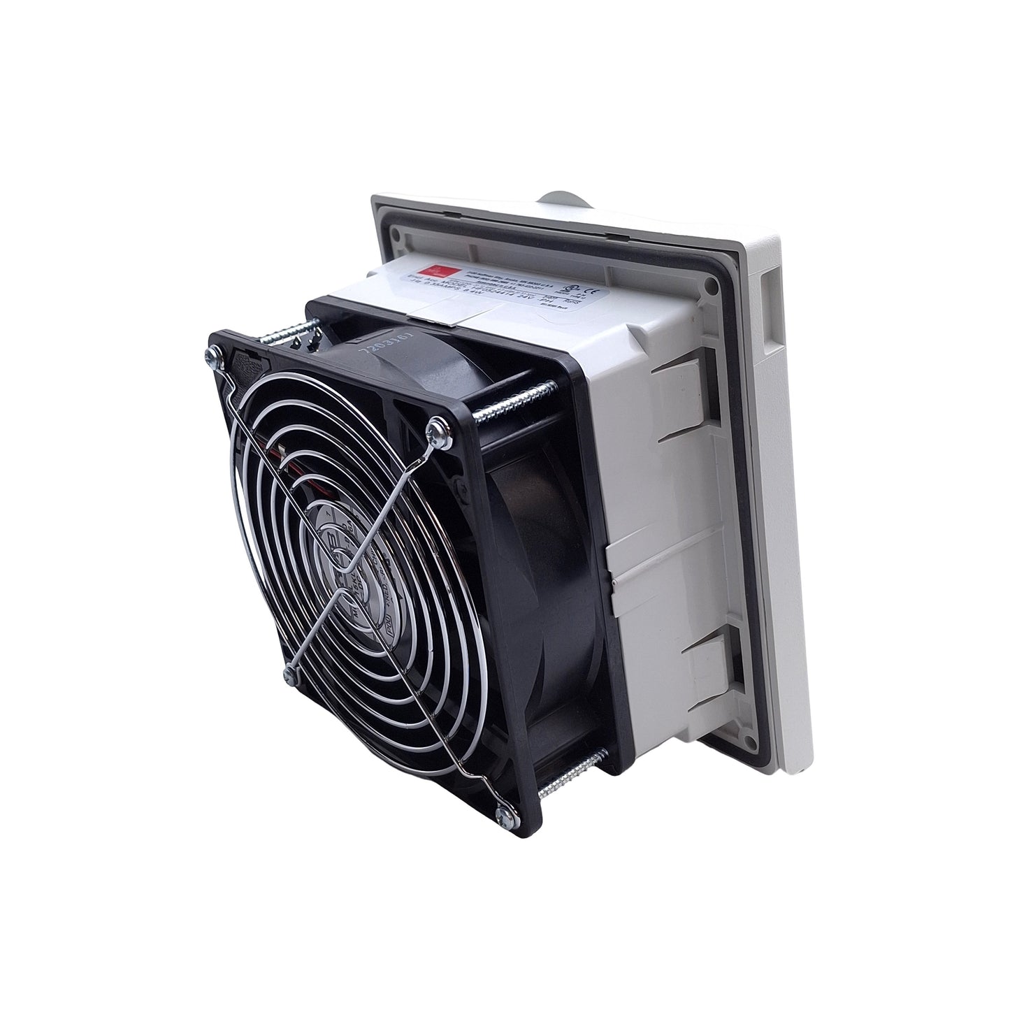 New – Open box Hoffman HF0524414 nVent Enclosure Filter Fan 24VDC, 35CFM, 5in x 5in