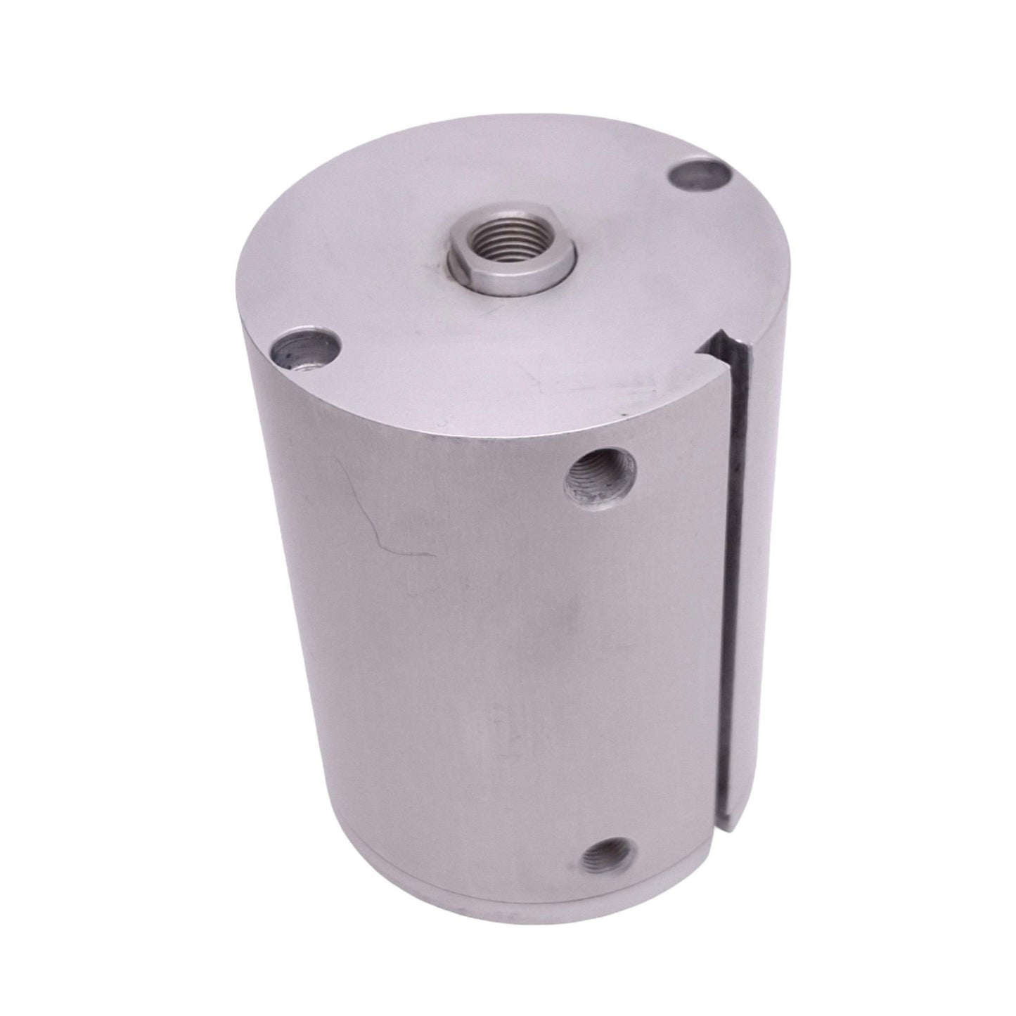 Used Fabco G-321-XK-BR-E Pancake Cylinder, 2in Bore, 3in Stroke, 1/8" NPT, 150psi Max