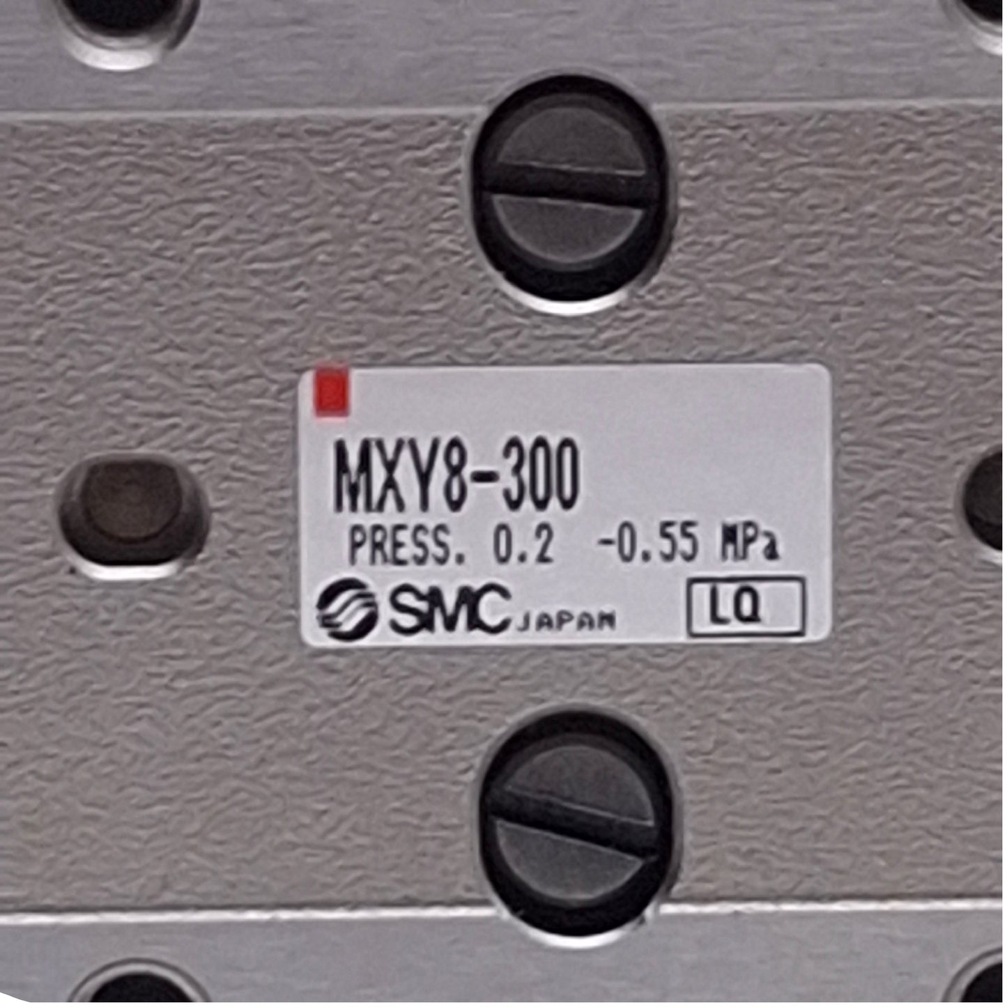 Used SMC MXY8-300 Pneumatic Slide Table, Stroke 300mm, Bore 8mm, Pressure 0.2-0.55MPa