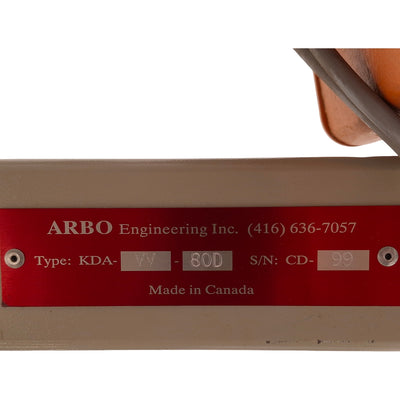 Used Arbo Engineering KDA-VV-80D Volumetric Feeder 0.64³ Hopper, 15ft³/hr Feedrate