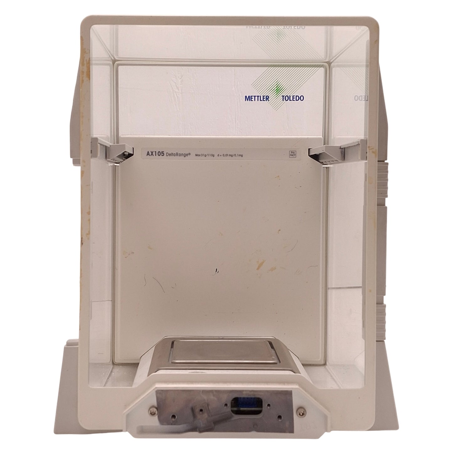 For parts or not working Mettler Toledo AX105DR Analytical Balance 12VDC, 80x80mm Pan, 110g *For Parts*