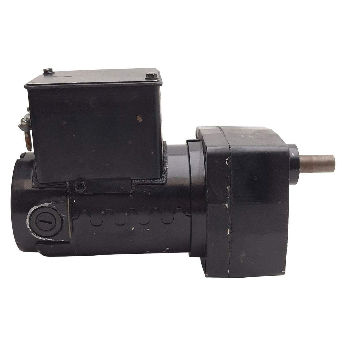 Used Leeson M1125137.00 CM30D18NZ4C Gearmotor, 12:1, 1/17HP, 24lb-in, 150rpm, 90VDC