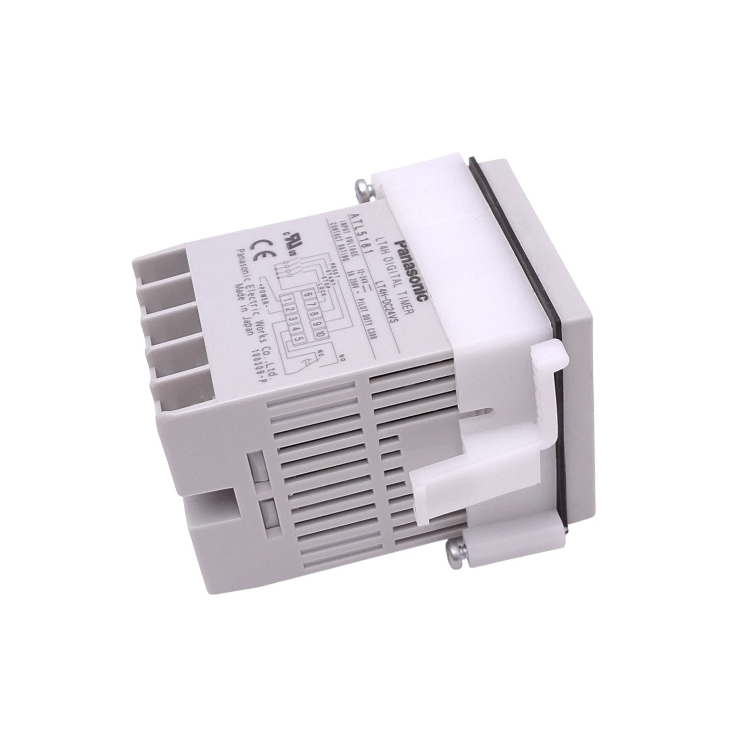 Used Panasonic LT4H-DC24VS Digital Timer Delay Relay, SPDT, 0.001s-999.9h, 24VDC Coil
