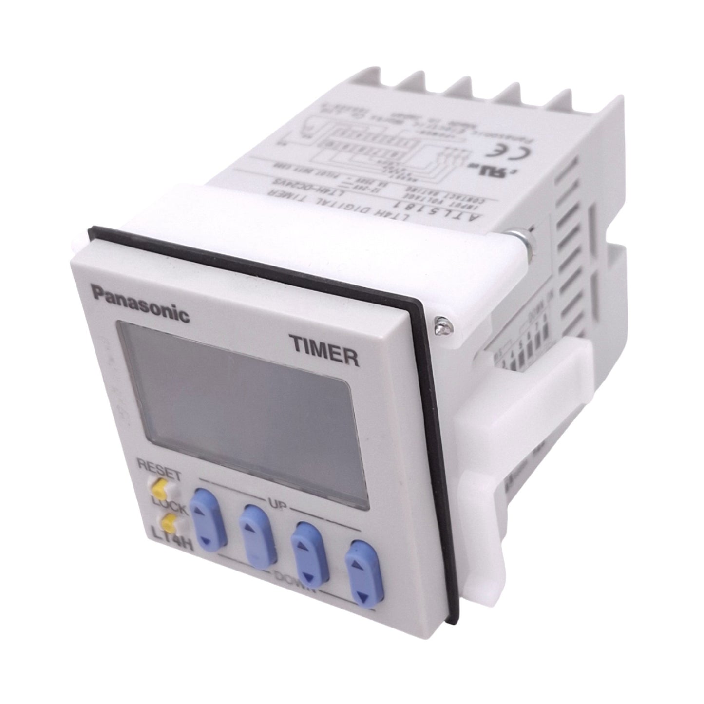 Used Panasonic LT4H-DC24VS Digital Timer Delay Relay, SPDT, 0.001s-999.9h, 24VDC Coil