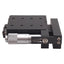 Used Deltron R401SD Side Drive Positioning Stage, 0.5in Travel, 2in x 1.75in, 40lbs
