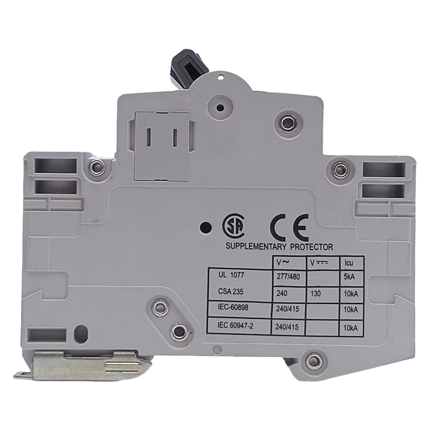 Used Lot of 5 Cutler Hammer WMS2C01 Circuit Breaker 2-Pole, 1A 415VAC, DIN Mount