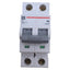 Used Lot of 5 Cutler Hammer WMS2C01 Circuit Breaker 2-Pole, 1A 415VAC, DIN Mount
