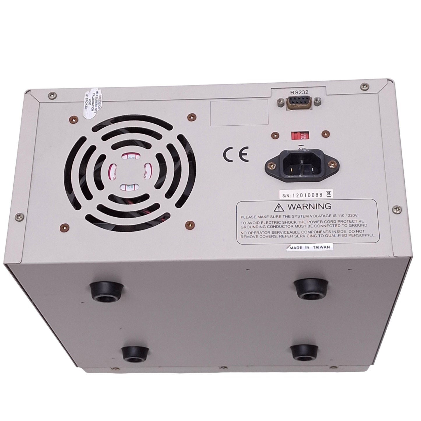 Used Extech 382280 Programmable DC Power Supply, 0-40V 0-5A Out, 200W Max, RS232