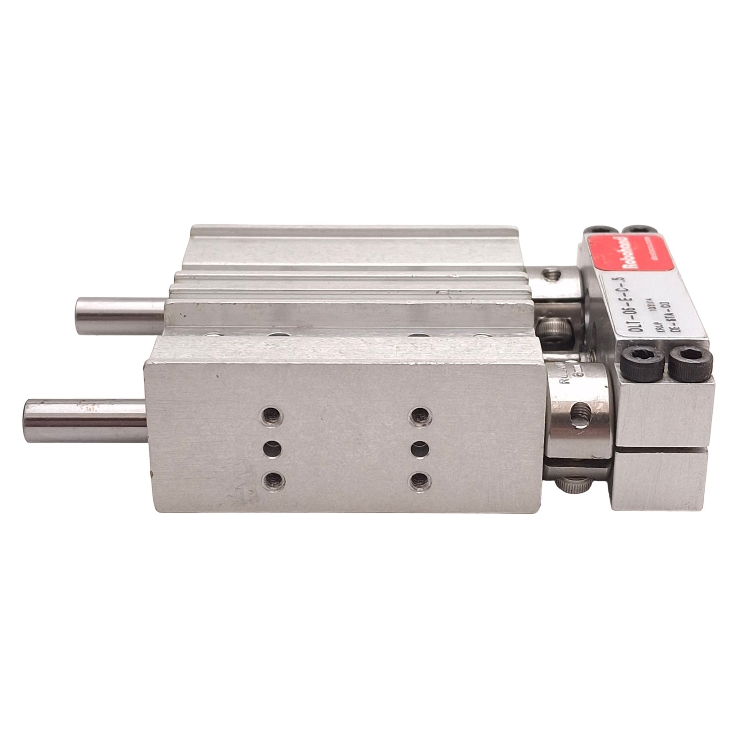 Used Destaco DLT-06-E-C-.5 Robohand Linear Slide, 0.5in Stroke, 100psi, 10-32 Ports