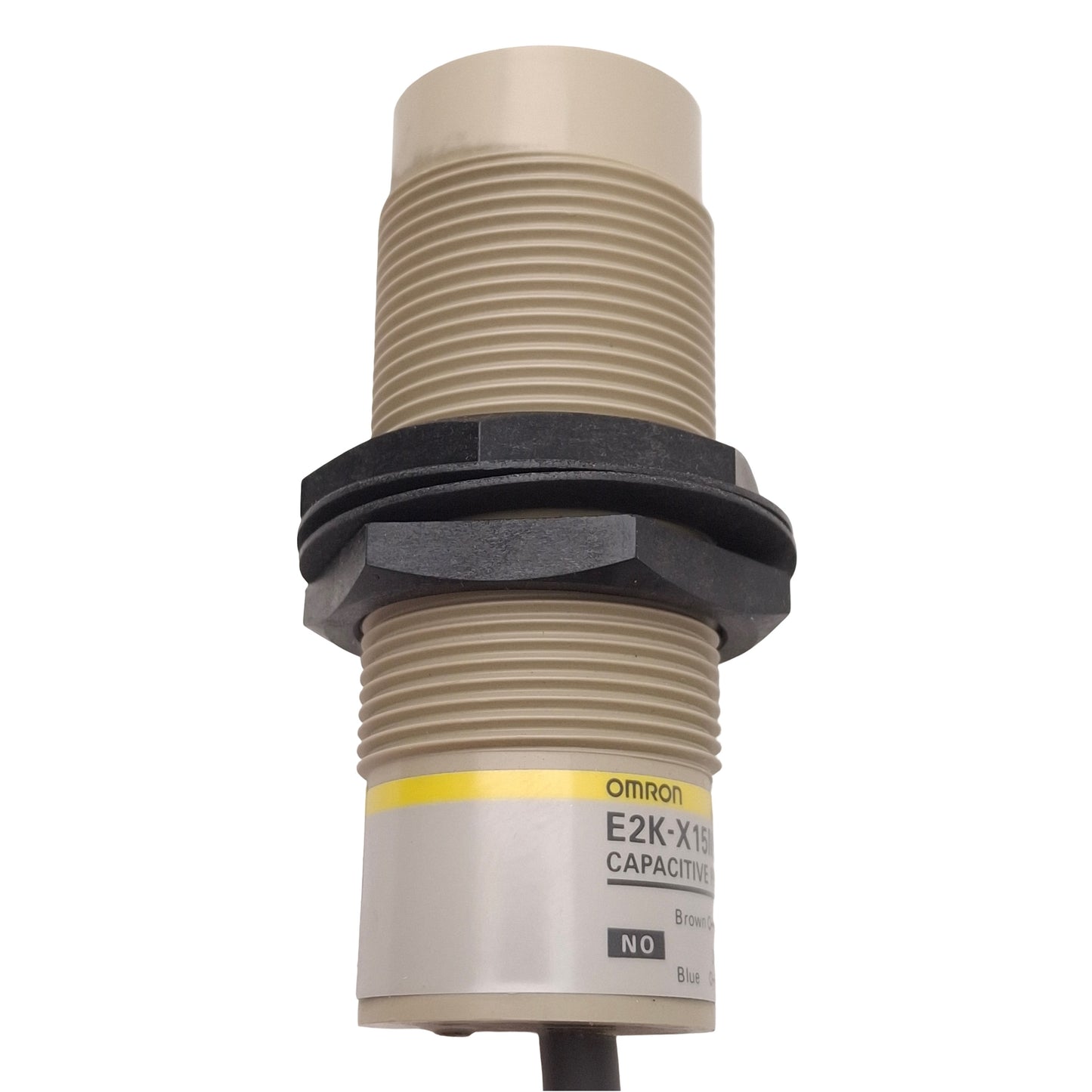 New Omron E2K-X15MY1 Capacitive Proximity Sensor, SCR-NO, 15mm Range, 100-240VAC, 2m