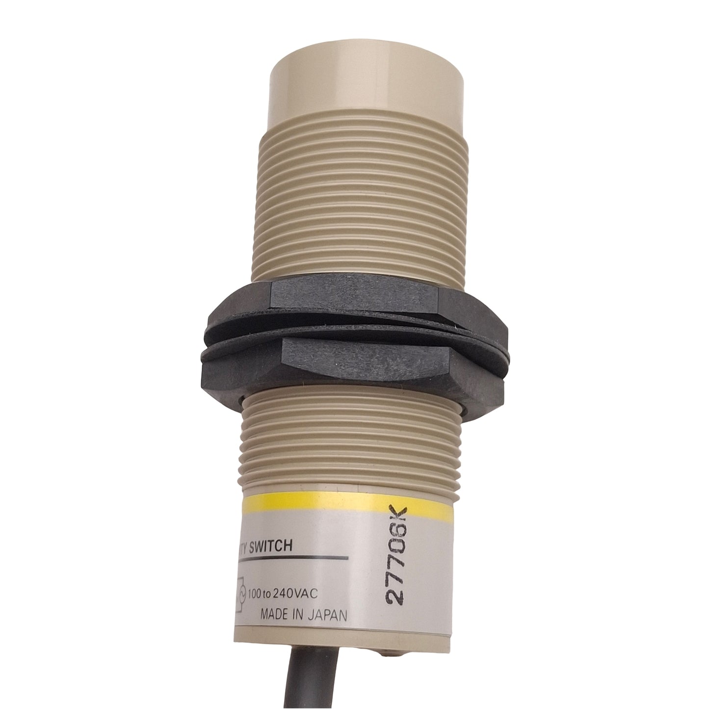New Omron E2K-X15MY1 Capacitive Proximity Sensor, SCR-NO, 15mm Range, 100-240VAC, 2m